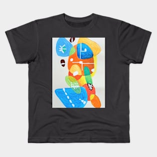 abstract art XX Kids T-Shirt